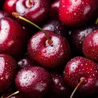گیلاس تک دانه طبیعی و تازه