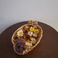 سبد حصیری وچوبی(کاملا نو )|صنایع دستی و سایر لوازم تزئینی|سبزوار, قصبه اب یمین|دیوار