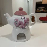 قوری،وارمر و گلدان کریستال