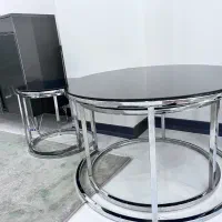 ناهارخوری استیل اصل۶ نفره با مبل سفارشی میز و عسلی|مبلمان خانگی و میز عسلی|تهران, جنت‌آباد جنوبی|دیوار
