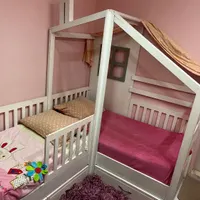 تخت کودک نوجوان کلبه خونه مونته سوری|تخت و صندلی بچه|تهران, افسریه|دیوار