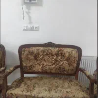 مبل هفت نفره چوبی|مبلمان خانگی و میز عسلی|آزادشهر, |دیوار