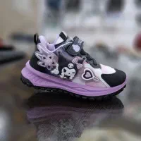 کتونی دخترانه کرومی چراغی و فرفره دار طبی|کفش و لباس بچه|برخوار, |دیوار