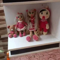 عروسک دست بافت|صنایع دستی و سایر لوازم تزئینی|یاسوج, |دیوار