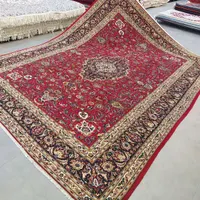 فرش دستباف ۸ متری شکارگاه ۴۰ رج کرک