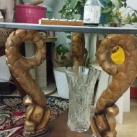 مبل چوب و پارچه شزلون|مبلمان خانگی و میز عسلی|پاکدشت, شهرک امام رضا|دیوار