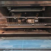 اجاق گاز ، با فر و جوجه گردان نو