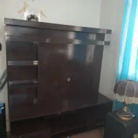 میز تلویزیون قهوه ای