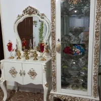میزتلوزیون . آینه کنسول . بوفه . جاکفشی.۳مترکابینت|بوفه، ویترین، کنسول|پاکدشت, پاکدشت (مامازند)|دیوار