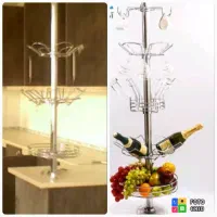 پایه چرخشی چهار طبقه اپن اشپزخانه|آبچکان و نظمدهنده ظروف|تهران, کرمان|دیوار