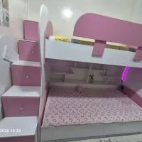 تخت خواب دوطبقه دخترانه