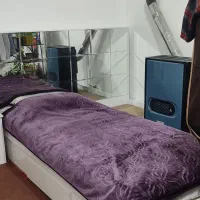 تختخواب دو نفره همراه دراور|تخت و سرویس خواب|شیروان (خراسان), |دیوار