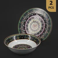 سرویس ۷ پارچه و ۲پارچه ی ترنج و ۹ پارچه