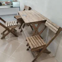 میز و صندلی چوب کافه نو نو|کافی‌شاپ و رستوران|خرمشهر, |دیوار