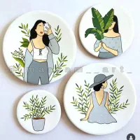 بشقاب دیوارکوب|تابلو، نقاشی، عکس|اهواز, کوی سعدی|دیوار