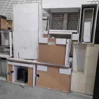 ۳ واحد کابینت و سینک و هود وگاز صفحه ای وشیر آب