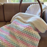 پتو نوزادی ترک بافتنی،  روتختی نوزادی