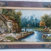 یک تابلو فرش دست بافت|تابلو فرش|محمدشهر, سیدآباد|دیوار