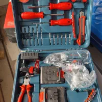 کیت ۳۳ تیکه دریل پیچ گوشتی شارژی رونیکس  آک بند|ابزارآلات|مشهد, کوثر|دیوار