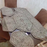 رومیزی رانر ترمه دوزی ۵ تیکه