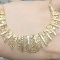 سینه ریز و گوشواره نقره|جواهرات|ری, علایین|دیوار