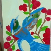 تابلو نقاشی رنگ روغن ابعاد 70در 35