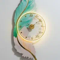 ساعت دیواری پر چراغ دار
