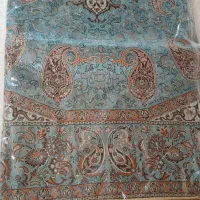 ترمه یزد رنگ آبی فیروزه ای