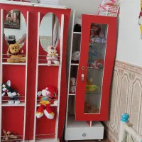 سرویس چوبی وتخت کودک|تخت و سرویس خواب|خمینی‌شهر, |دیوار