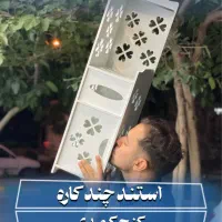 شلف استند کنج کمددار و دستمال رول