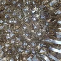 لوستر کریستالی بزرگ در حد نو|لوستر و چراغ آویز|لاهیجان, جمهوری|دیوار