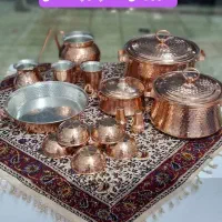 سرویس ۲۰ پارچه مس|ظروف پخت‌وپز|بندر انزلی, آذربایجان|دیوار