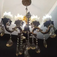 لوستر برنزی 3شاخه6 شعله