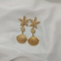 گوشواره میخی طرح ساحلی