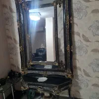 آینه کنسول تمیز و سالم و مرتب مناسب پذیرایی|بوفه، ویترین، کنسول|تهران, شهرک چیتگر|دیوار