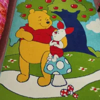 گلیم فرش ۴ متری دخترانه بسیار نو