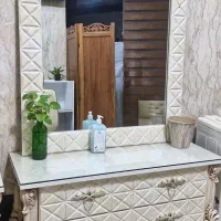 میزکانتر و آینه و کنسول و صندلی آرایشگاهی|آرایشگاه و سالنهای زیبایی|تهران, شارق|دیوار