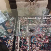 مبل ال۶ نفره ومیزشیشه ای پایه دار|مبلمان خانگی و میز عسلی|بندرعباس, |دیوار