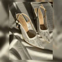 کفش توری عروس