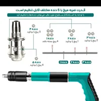 تفنگ دستی هیلتی میخ و چاشنی میگه آهن و بتن|ابزارآلات|کیش, |دیوار