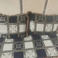 تشک با اسفنج وجلد پشتی درحد نو تمیز دورو