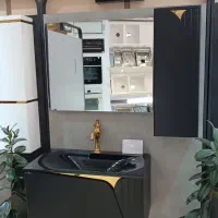 روشویی کابینتی شیشه ای کورین