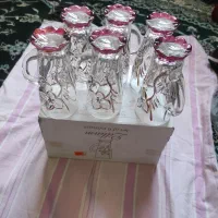 استکان خارجی وفنجان وقندون زرین|ظروف سرو و پذیرایی|اندیشه, شهرک کوثر|دیوار