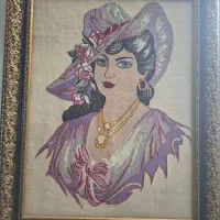 تابلو فرش دستباف نونو