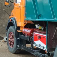 کمپرسی حمل ماسه آجر گل باغچه مخلوط