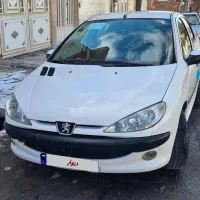 پژو ۲۰۶ sd درحد خشک /شاسی‌ها پلمپ/ کم کارکرد