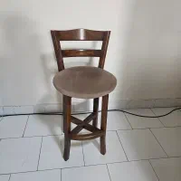 صندلی اُپن (کانتر) چوبی (۲ عدد)|میز و صندلی غذاخوری|تهران, هروی|دیوار