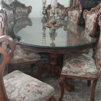 میز نهارخوری خوری ۸ نفره تمام چوب ساخت ملایر|میز و صندلی غذاخوری|تهران, جوادیه تهرانپارس|دیوار