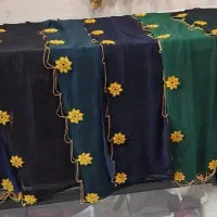 لبه دوزی، گلابتون دوزی، کریستال دوزی لباس و روسری|لباس|لردگان, |دیوار