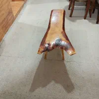 جلو مبلی و عسلی با چوب درختی طبیعی|مبلمان خانگی و میز عسلی|خرمشهر, |دیوار